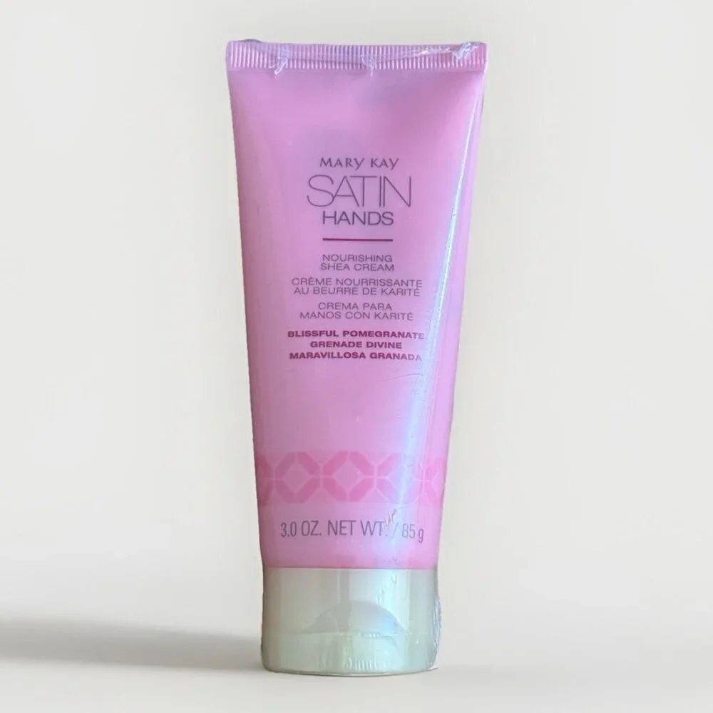 SEALED Mary Kay Satin Hands NOURISHING SHEA HAND CREAM Blissful‎ Pomegranate 3oz
